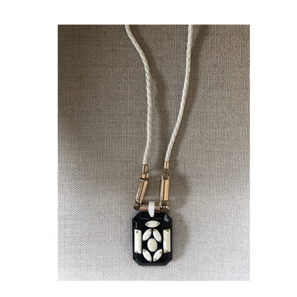 Anthropologie Accessories - Anthropologie leather statement necklace - New!